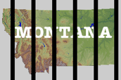 Montana behind bars.